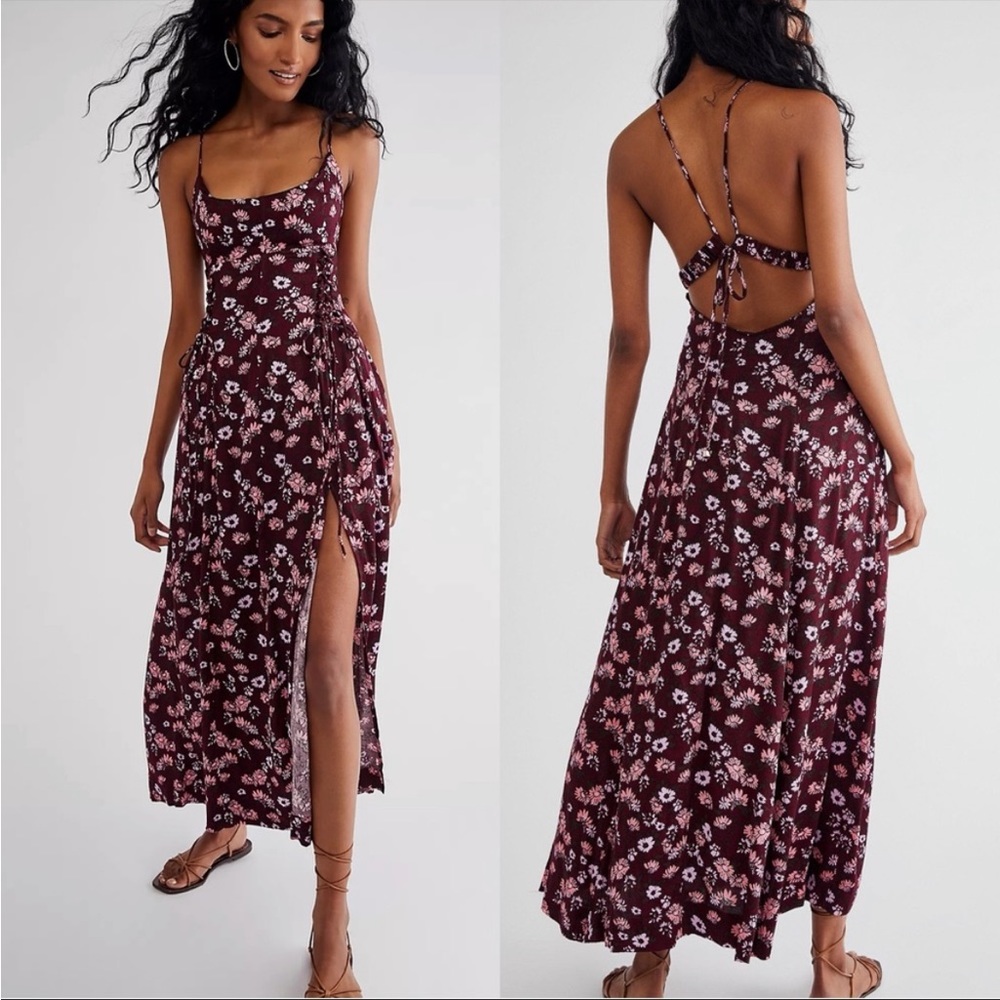 Free people taryn floral midi dress
